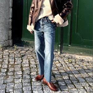 Chelsea Ankle Boots in Brown Leather Size 7